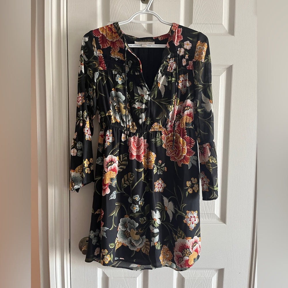 LOFT floral long sleeve